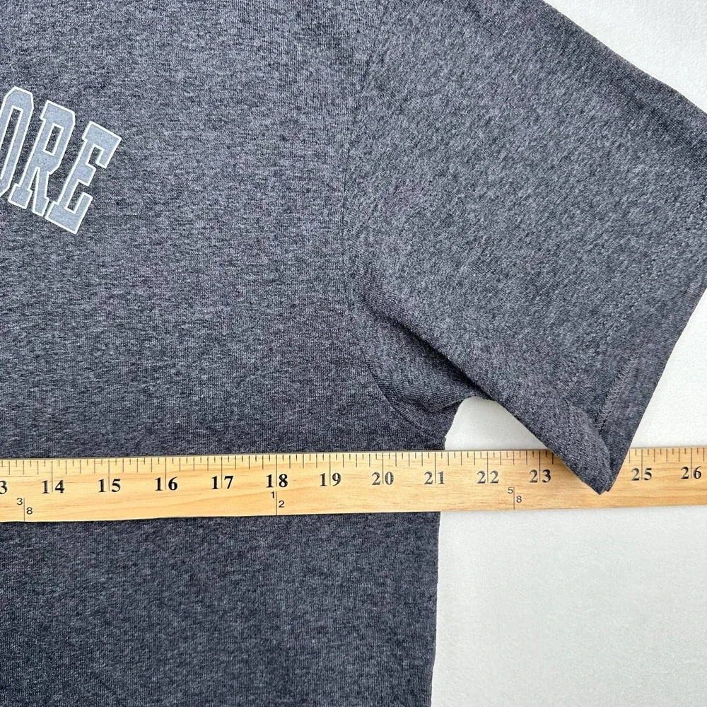 Mount Rushmore Sz L Gray Graphic Print Short Sleeve‎ Crewneck Tee Shirt - Picture 6 of 8